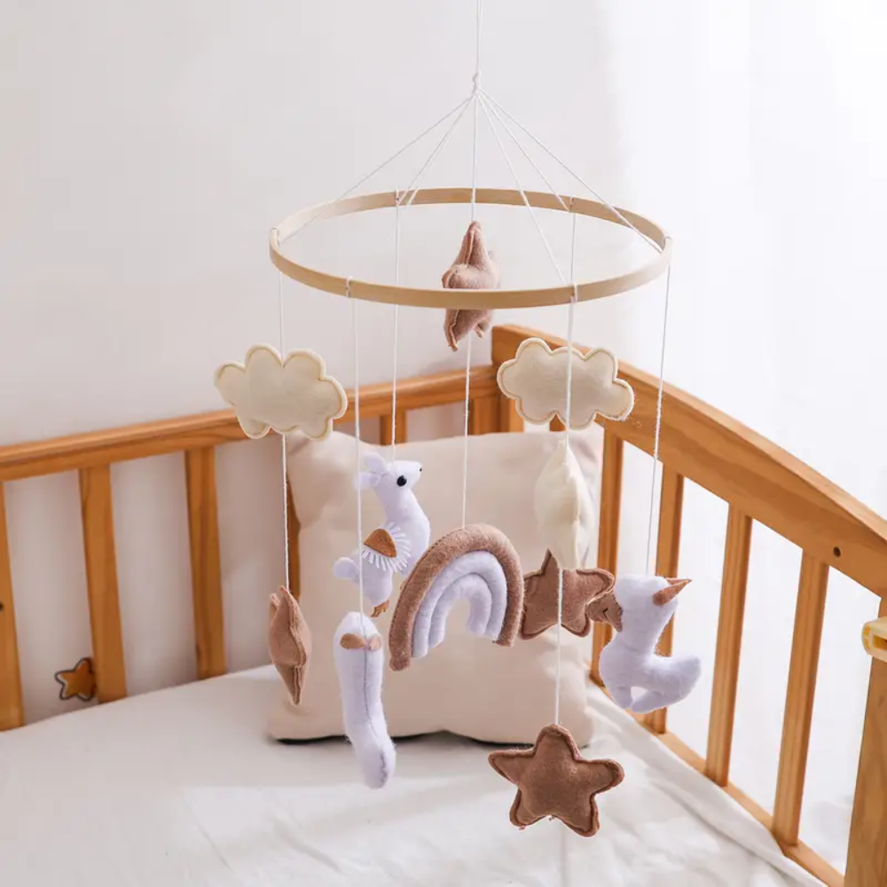 Baby Mobile Handcrafted Nolibooshop - Alpaca
