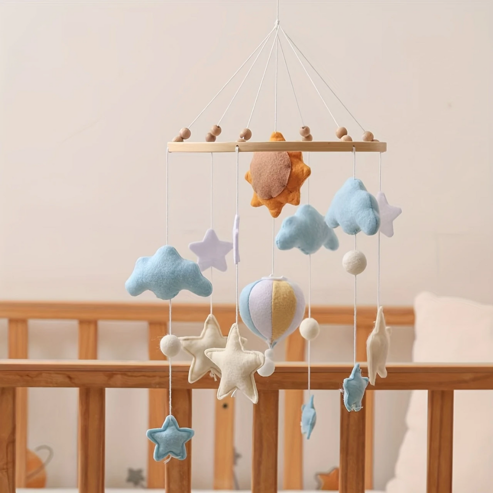 Baby Mobile Handcrafted Nolibooshop - Hot Air Balloon