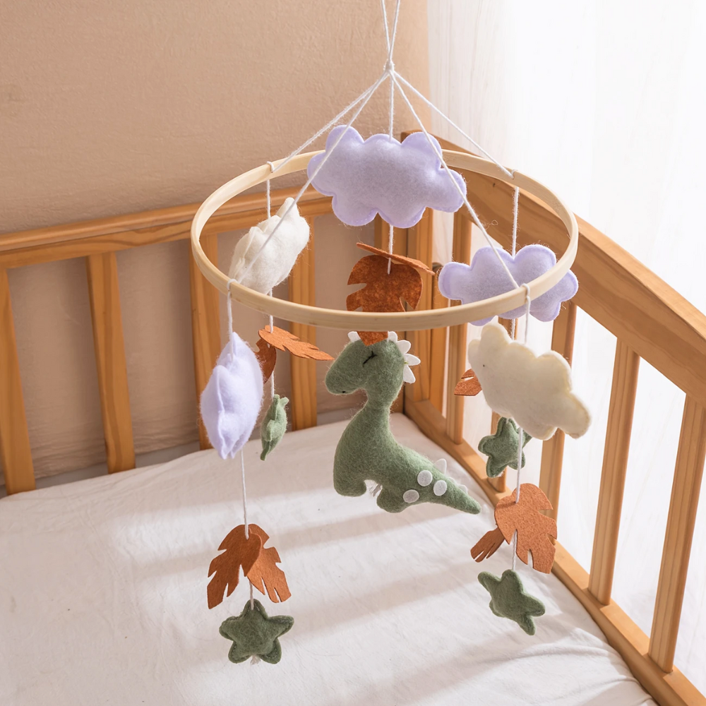 Baby Mobile Handcrafted Nolibooshop - Dinosaur Island
