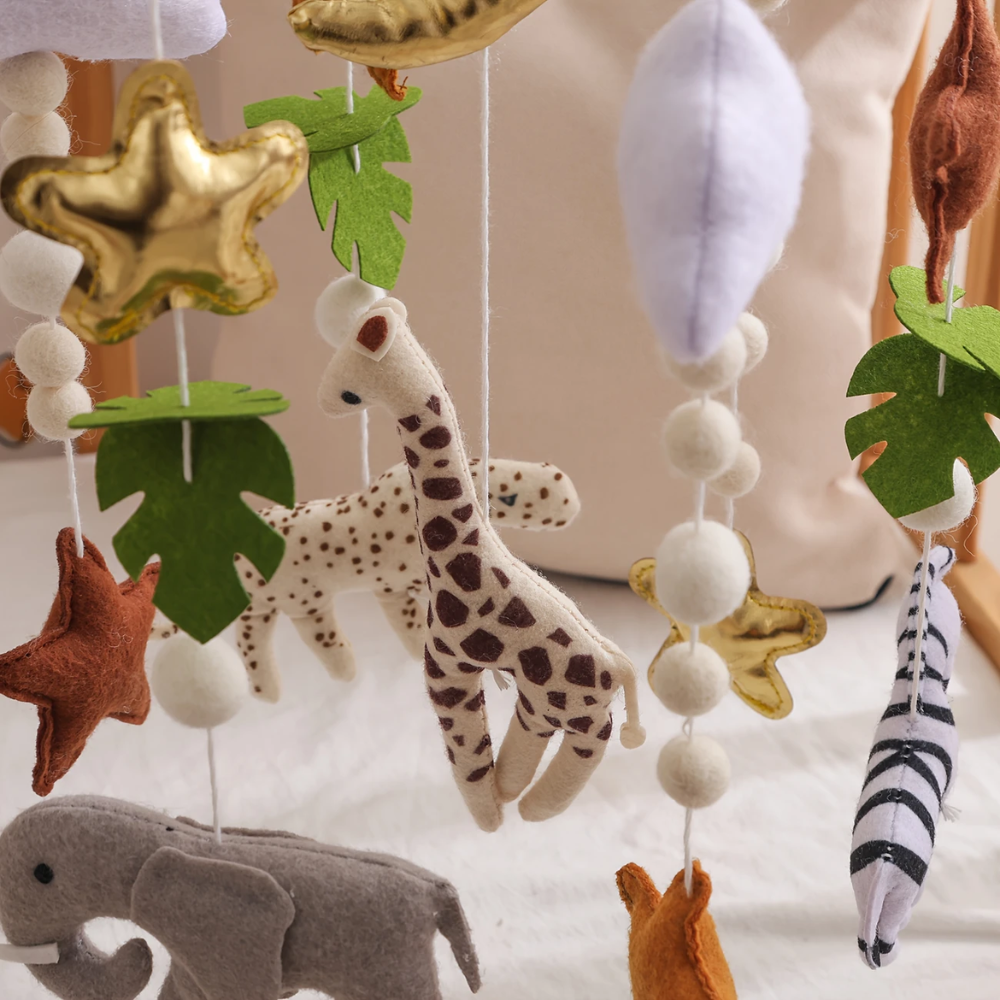 Baby Mobile Handcrafted Nolibooshop - Savanna