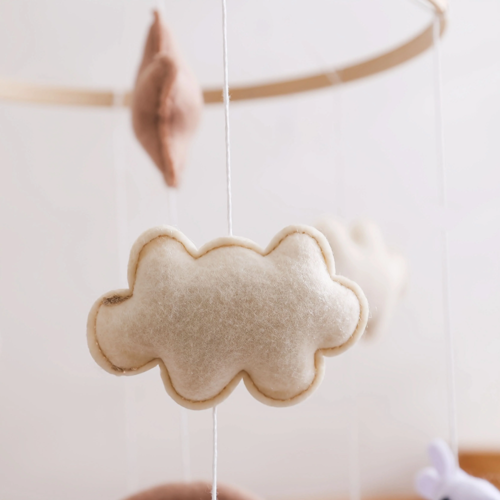 Baby Mobile Handcrafted Nolibooshop - Alpaca