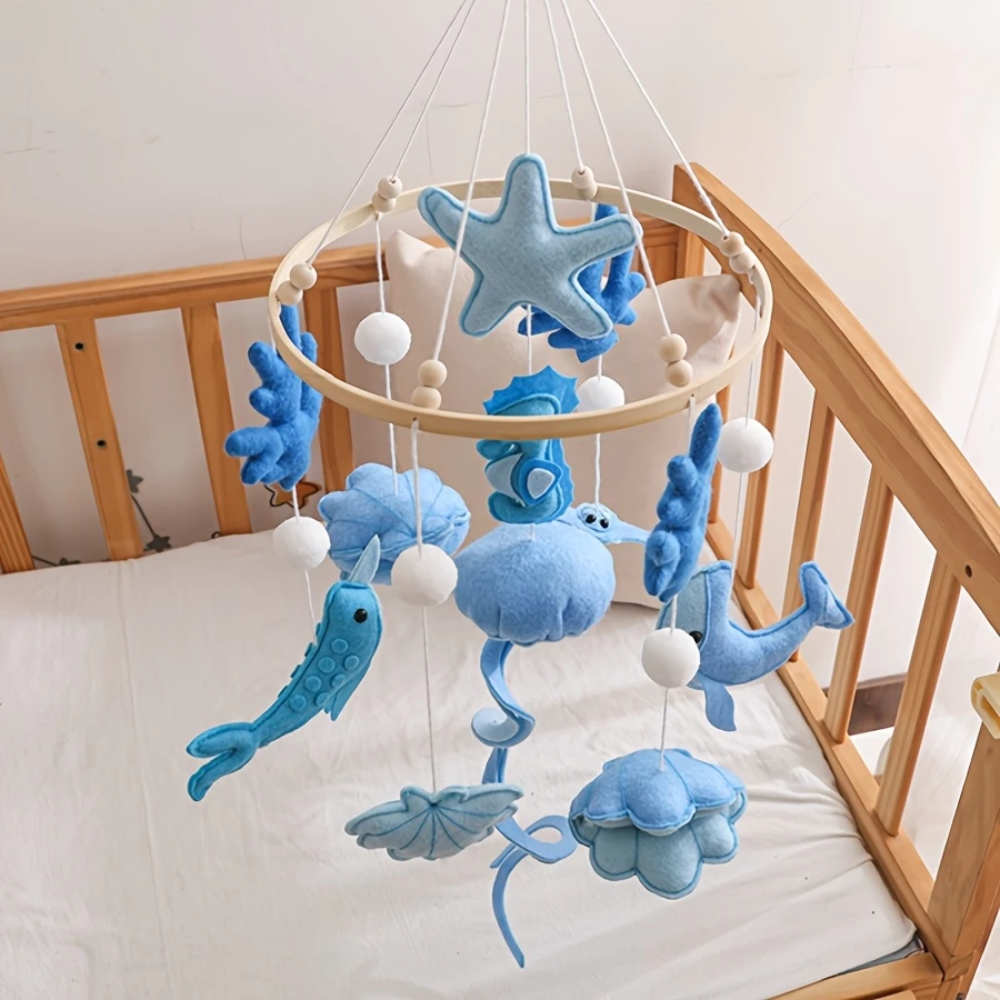 Baby Mobile Handcrafted Nolibooshop - Blue Ocean