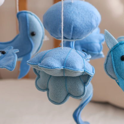 Baby Mobile Handcrafted Nolibooshop - Blue Ocean