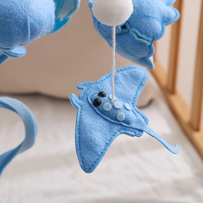 Baby Mobile Handcrafted Nolibooshop - Blue Ocean