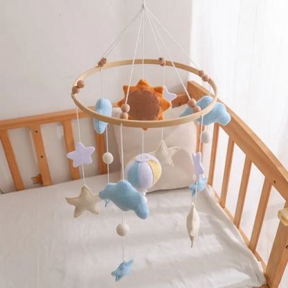 Baby Mobile Handcrafted Nolibooshop - Hot Air Balloon