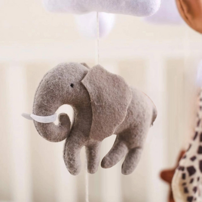 Baby Mobile Handcrafted Nolibooshop - Lion in Savannah