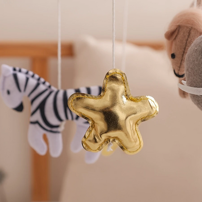 Baby Mobile Handcrafted Nolibooshop - Lion in Savannah