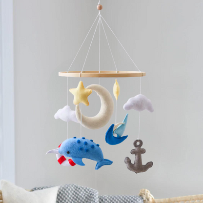 Baby Mobile Handcrafted Nolibooshop - Little Harbour