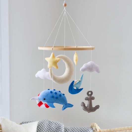 Baby Mobile Handcrafted Nolibooshop - Little Harbour