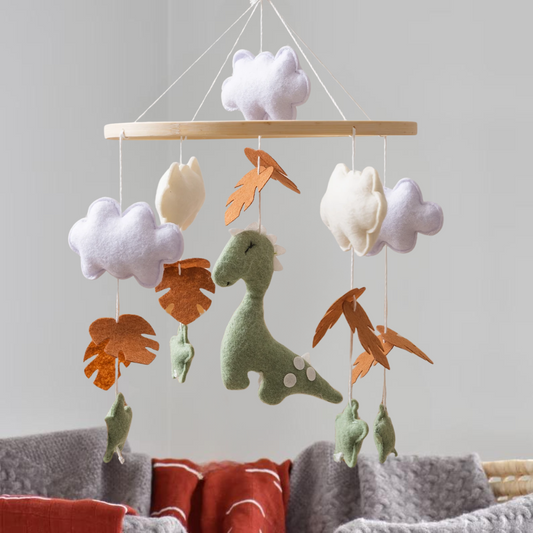 Baby Mobile Handcrafted Nolibooshop - Dinosaur Island