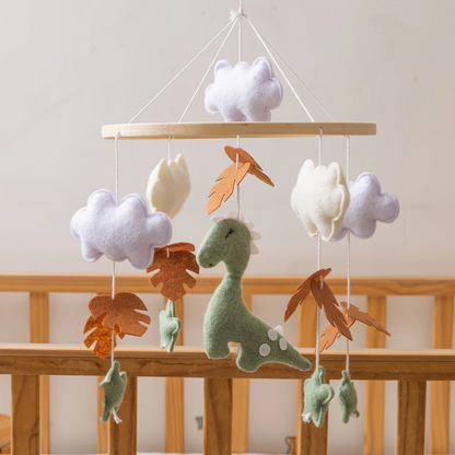Baby Mobile Handcrafted Nolibooshop - Dinosaur Island