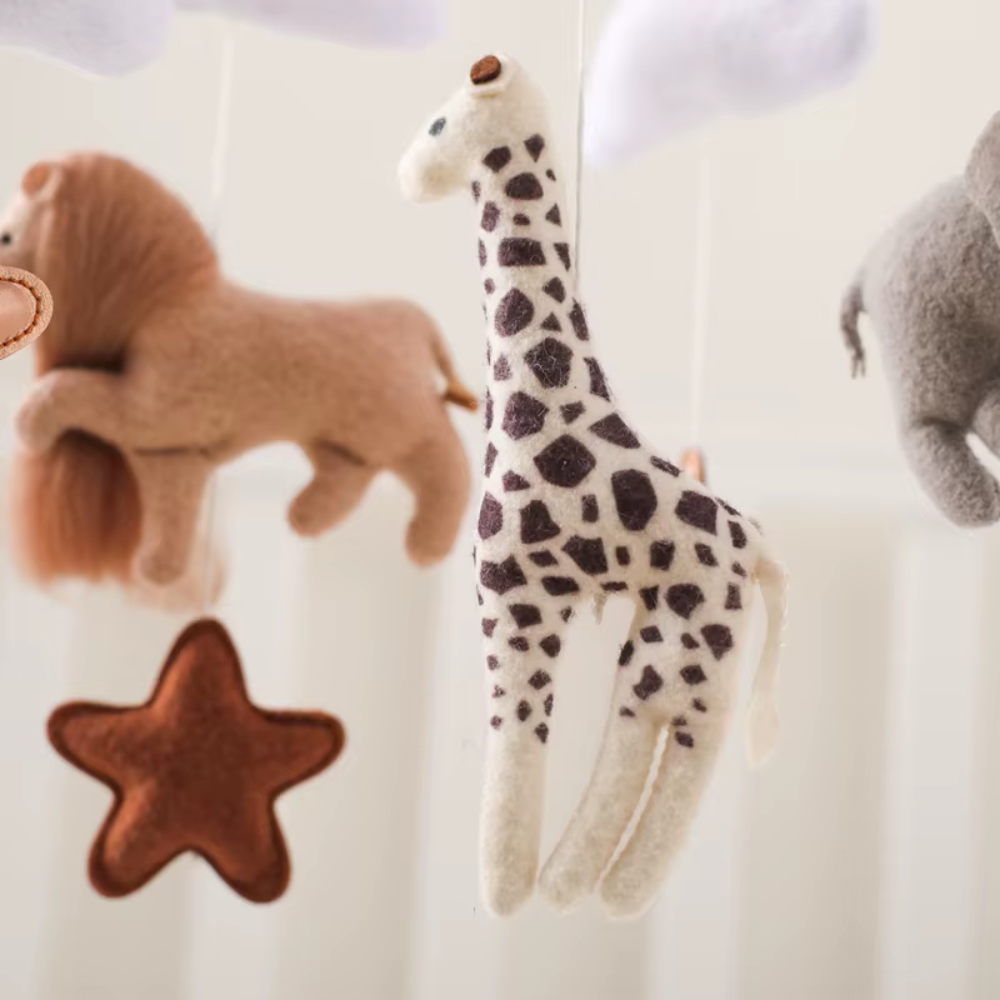 Baby Mobile Handcrafted Nolibooshop - Safari