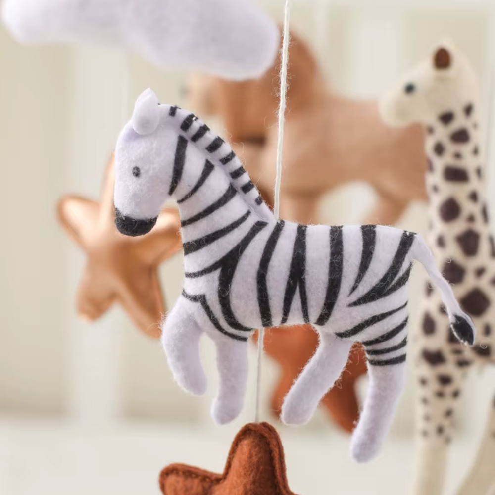 Baby Mobile Handcrafted Nolibooshop - Safari