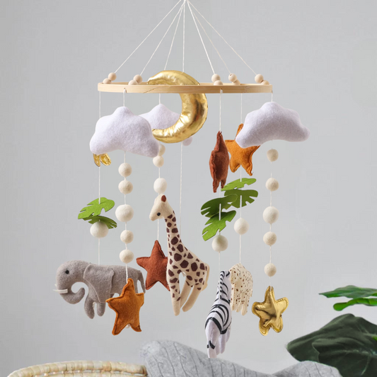 Baby Mobile Handcrafted Nolibooshop - Savanna