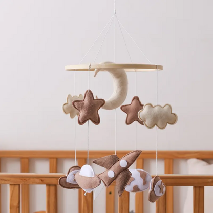 Baby Mobile Handcrafted Nolibooshop - Starry Dreams