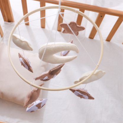 Baby Mobile Handcrafted Nolibooshop - Starry Dreams