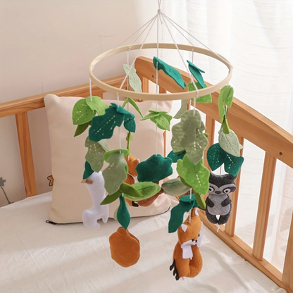 Baby Mobile Handcrafted Nolibooshop - Woodland Animals
